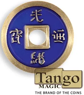 Chinese Coin - Blue/Red - image 2