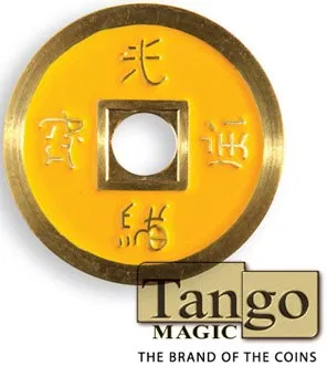 Chinese Coin - Red/Yellow - image 2