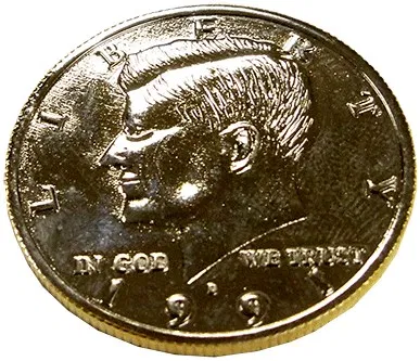 Copper/Silver - Chinese/Kennedy Coin - image 2