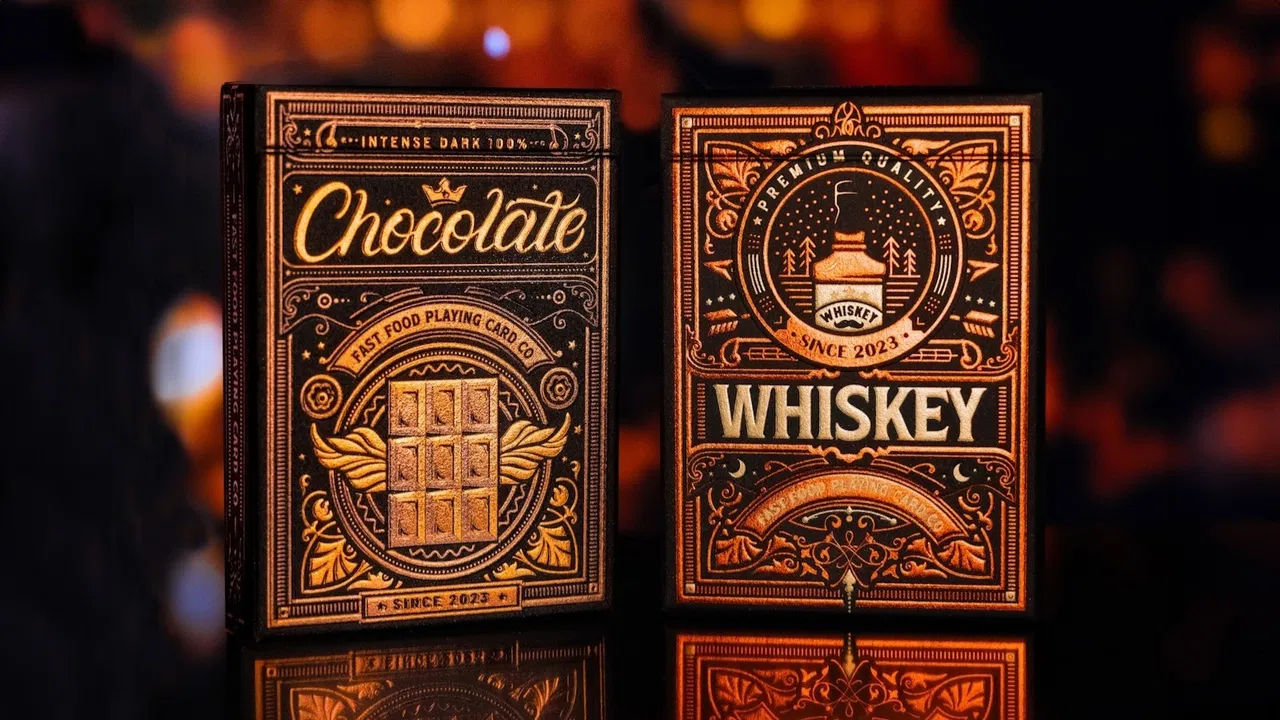 Chocolate & Whiskey Playing Cards - image 1