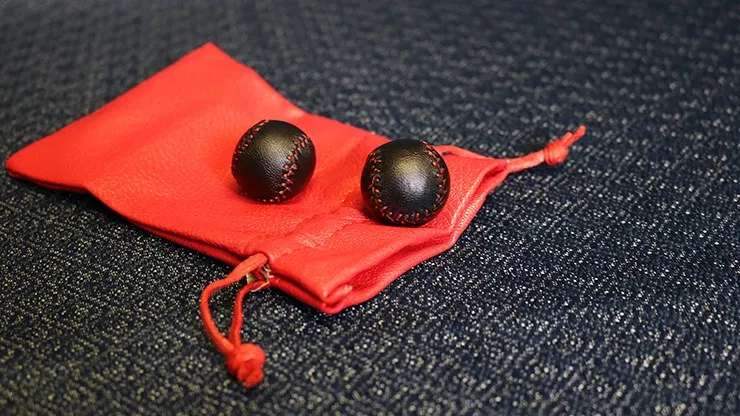 Chop Cup Balls Black Leather - image 1