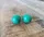 Leather Chop Cup Balls (Green Baseballs)