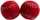 Chop Cup Balls - Red Leather