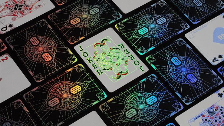 Holographic Chris Cards Glow V2 Playing Cards - thumbnail 3