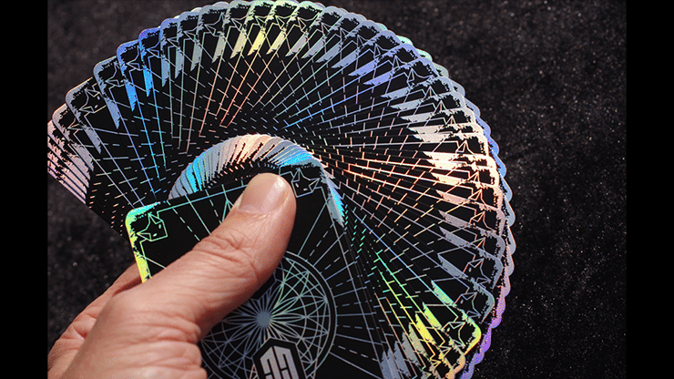 Holographic Chris Cards Glow V2 Playing Cards - thumbnail 5