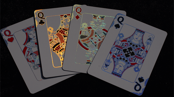 Holographic Chris Cards Glow V2 Playing Cards - thumbnail 6