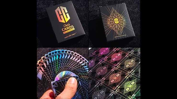 Holographic Chris Cards Glow V2 Playing Cards - image 1