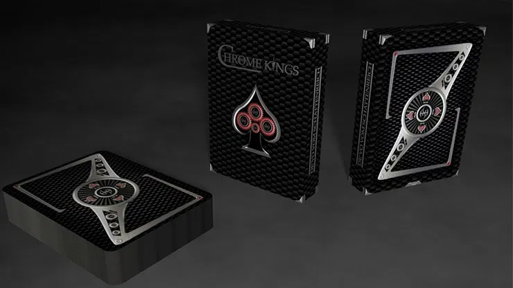 Chrome Kings Carbon Playing Cards - image 1