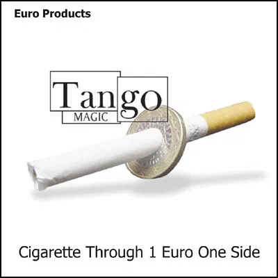 Cigarette thru Coin - 1 Euro