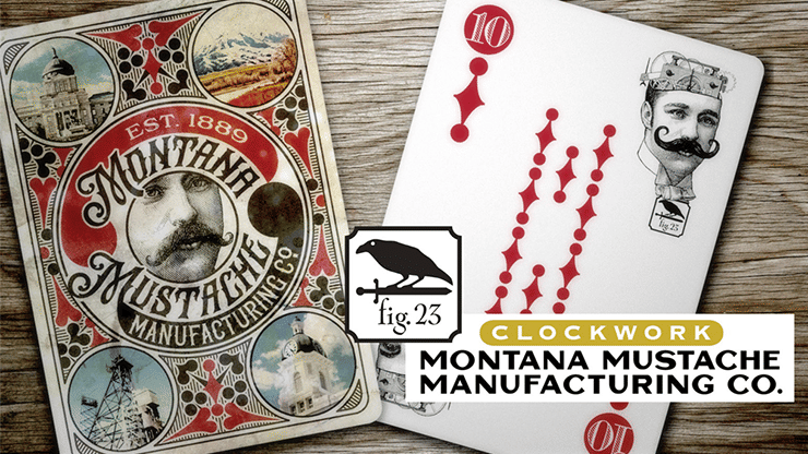 Clockwork: Montana Mustache Manufacturing Co. Playing Cards - thumbnail 6