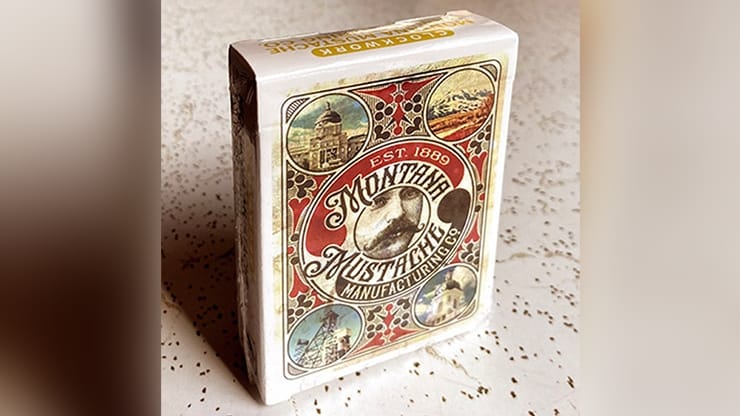Clockwork: Montana Mustache Manufacturing Co. Playing Cards - image 1