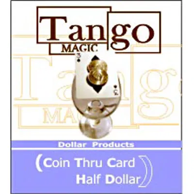 Coin thru Card - Half Dollar