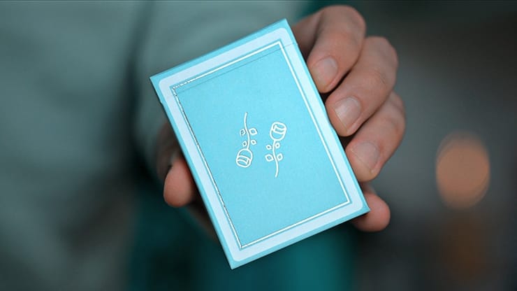 Cold Foil Black Roses Hotel Playing Cards - image 1