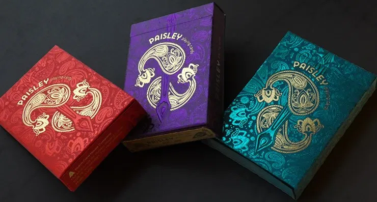 Collector's Paisley Royals Purple Playing Cards - image 6