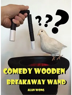 Comedy wooden breakaway wand