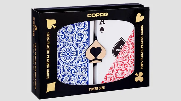 Copag 1546 Plastic Playing Cards (Poker Size | Double-Deck Set) - image 1