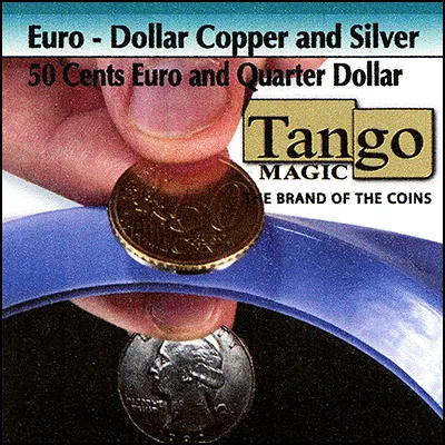 Copper/Silver - 50 Euro Cents/US Quarter