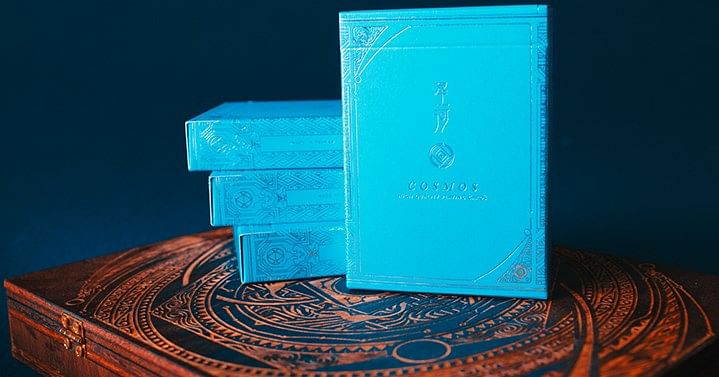 Cosmos Playing Cards (Blue) - Vanishing Inc. Magic shop