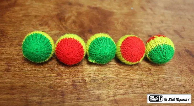Crochet 5 Ball combo Set Multi Color
