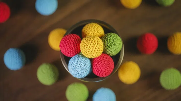 Crochet Ball Set by TCC (4-Pack | Multiple Colors Available) - image 1