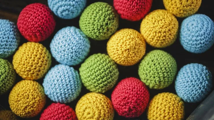 Crochet Ball Set by TCC (4-Pack | Multiple Colors Available) - image 3