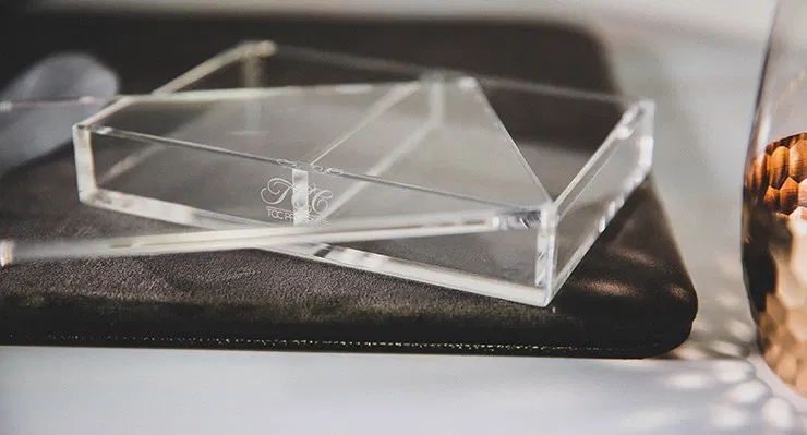 Crystal Playing Card Display Case - image 2