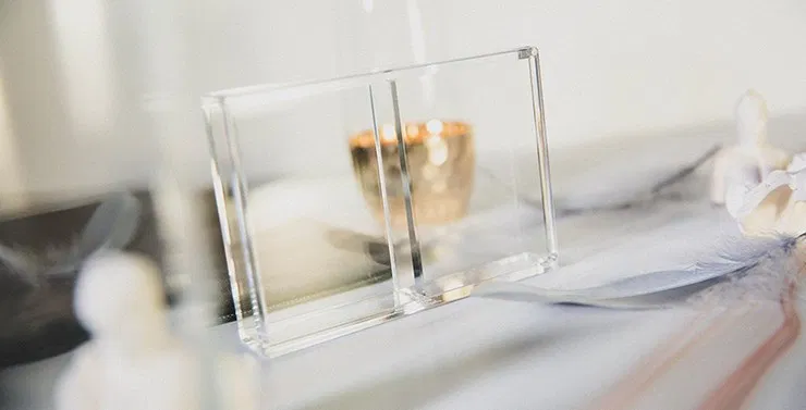 Crystal Playing Card Display Case - image 1