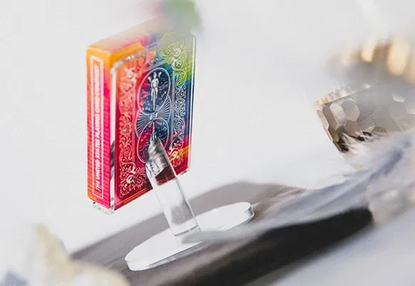 Crystal Playing Card Display Stand - image 3