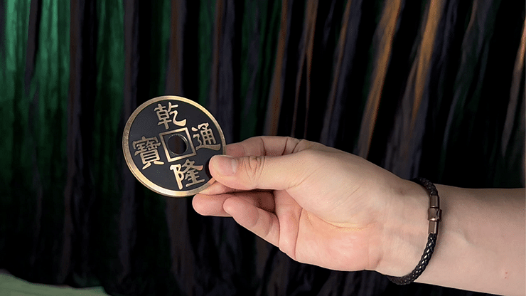 Jumbo Chinese Coin Super Triple Coin - Vanishing Inc. Magic shop