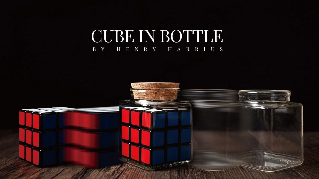 Cube in Bottle by Henry Harrius