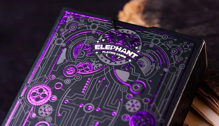 Cyberpunk Purple Playing Cards  - image 2