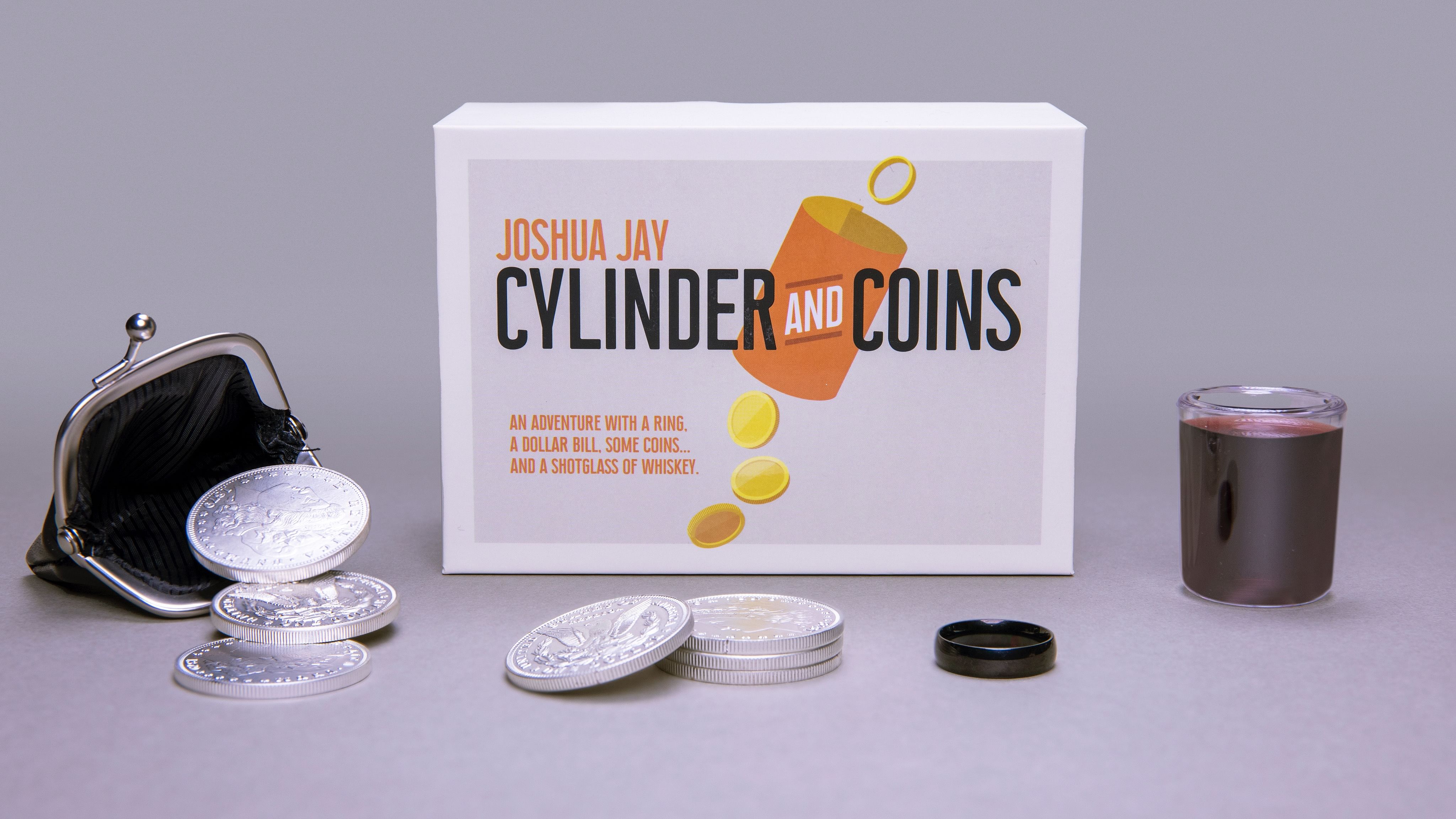 Cylinder and Coins byJoshua Jay(手品、マジック）コインパース