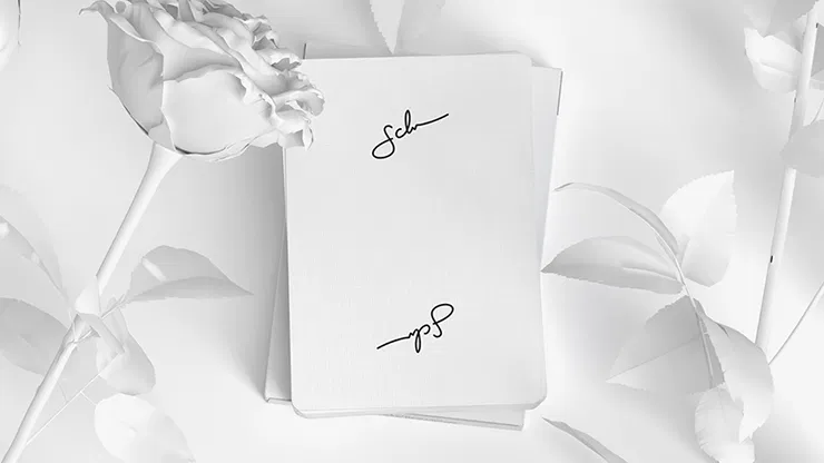 Daniel Schneider White Edition Playing Cards - image 1