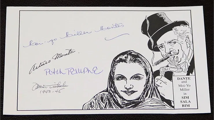 Dante - Autographed Book Plate