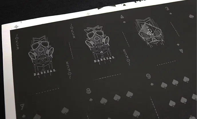 Darkfall Playing Card Uncut Sheet - image 3