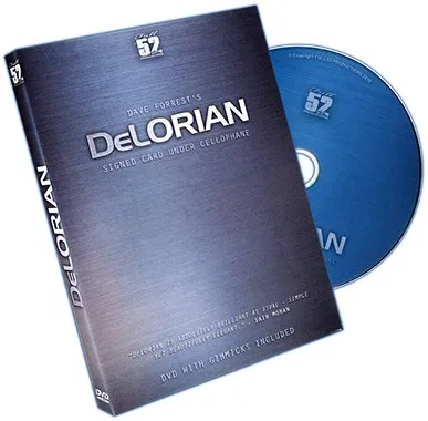 DeLorian Signed Card Under Cellophane