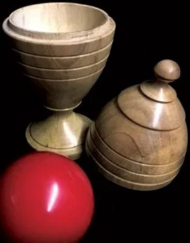 Deluxe Wooden Ball Vase - image 2