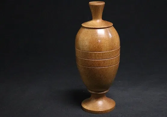 Deluxe Wooden Pool Ball Vase - image 2
