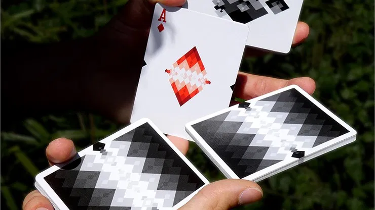 Diamon Playing Cards N° 10 Black and White - image 4