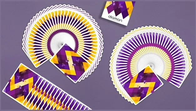 Diamon Playing Cards N° 14 Purple Star Playing Cards - image 4