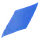 Diamond Cut Silk 36" (Blue)