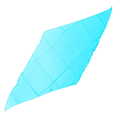 Diamond Cut Silk 36" (Turquoise)