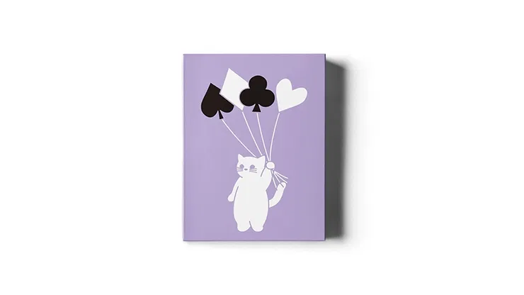 Diary of Kitten and Puppy - Kitten Purple Edition Playing Cards - image 1