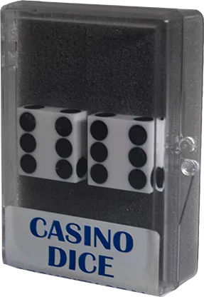Dice 2-Pack White Precision 19mm