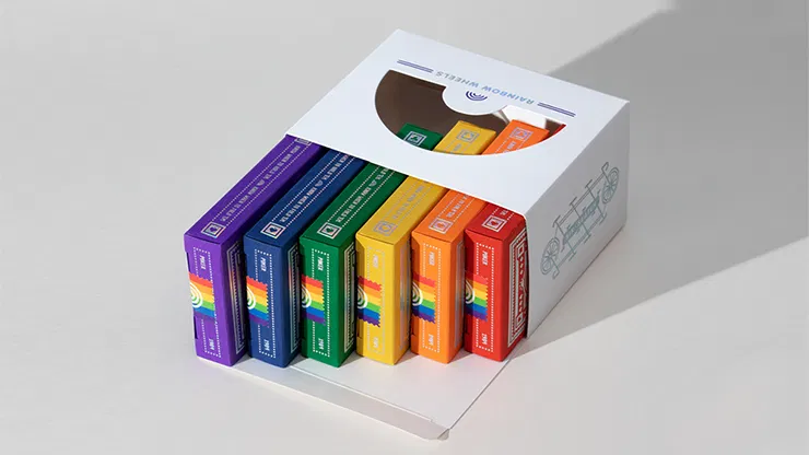 DKNG Rainbow Wheels Playing Cards (Six Seater) - image 3