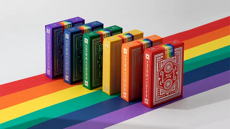 DKNG Rainbow Wheels Playing Cards (Six Seater) - image 4