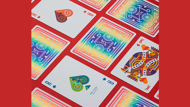 DKNG Rainbow Wheels Playing Cards (Six Seater) - image 5