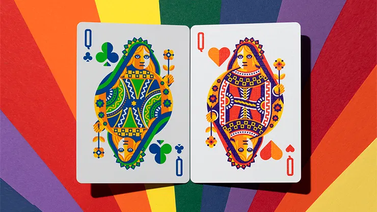 DKNG Rainbow Wheels Playing Cards (Six Seater) - image 6