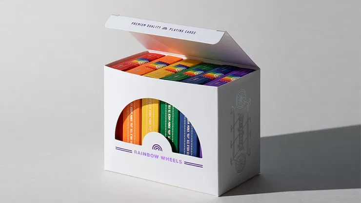 DKNG Rainbow Wheels Playing Cards (Six Seater) - image 1