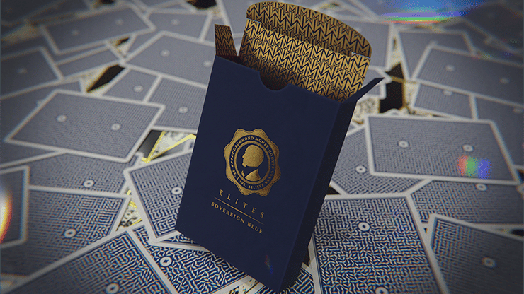 DMC Elites: V4 Sovereign Blue Playing Cards - thumbnail 3